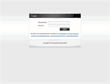 Tablet Screenshot of login.hockenheimring.net